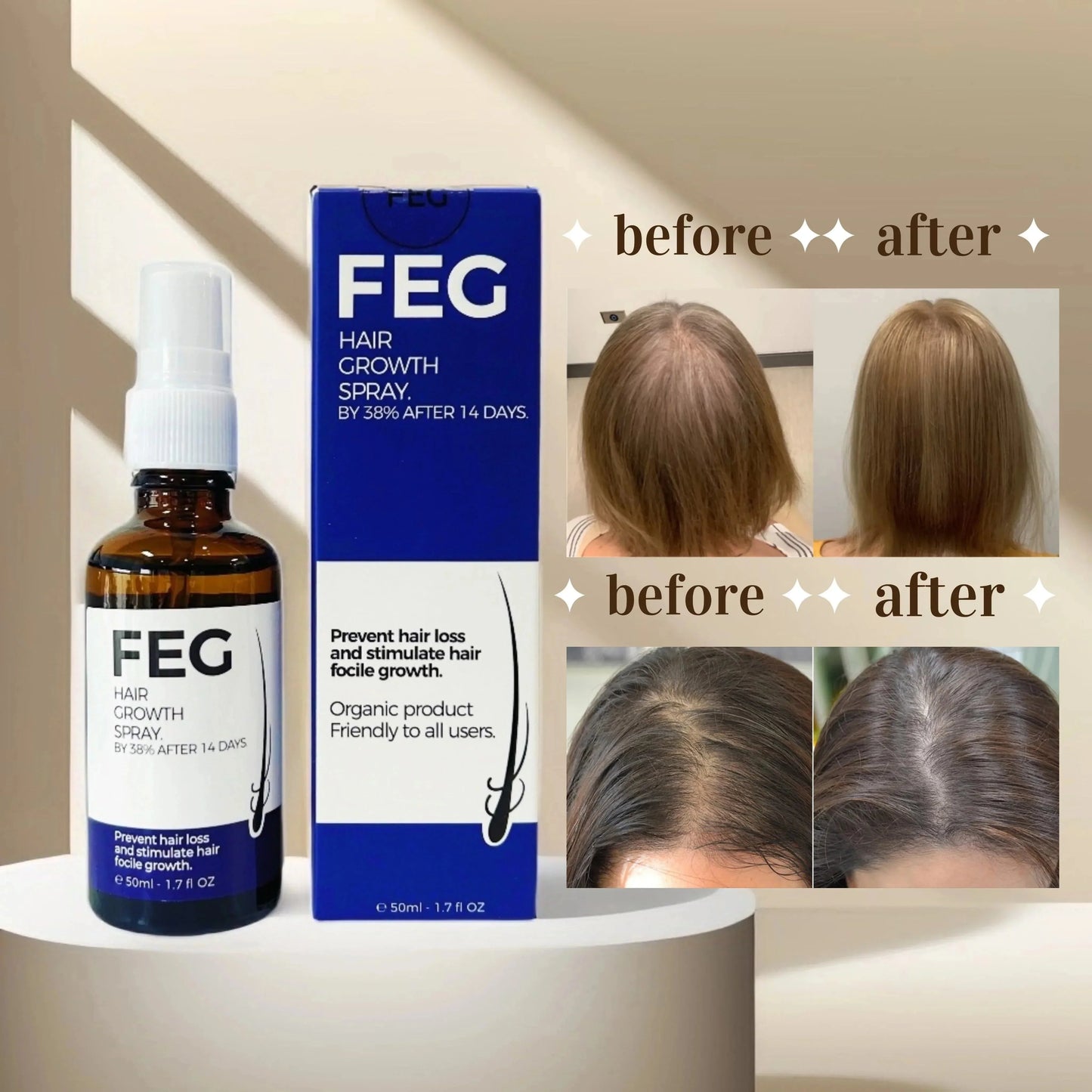FEG Plus Hair Grow Spray